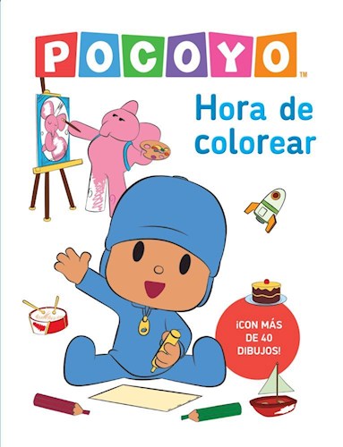 Papel POCOYO HORA DE COLOREAR