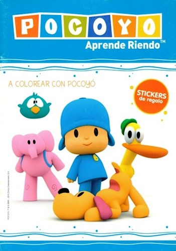 Papel POCOYO APRENDE RIENDO (A COLOREAR CON POCOYO) (RUSTICO)