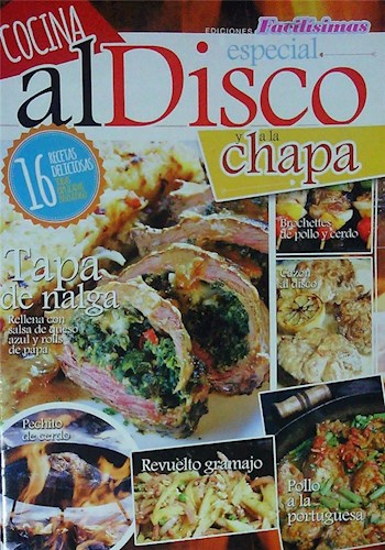 Papel COCINA AL DISCO Y A LA CHAPA TAPA DE NALGA