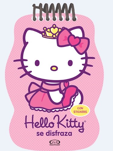 Papel Hello Kitty Ser Disfraza - Con Stickers