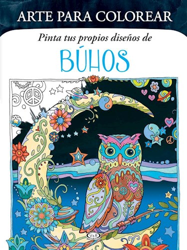 Papel PINTA TUS PROPIOS DISEÑOS DE BUHOS (ARTE PARA COLOREAR) (RUSTICO)