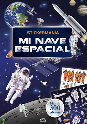 Papel Stickermania - Mi Nave Espacial