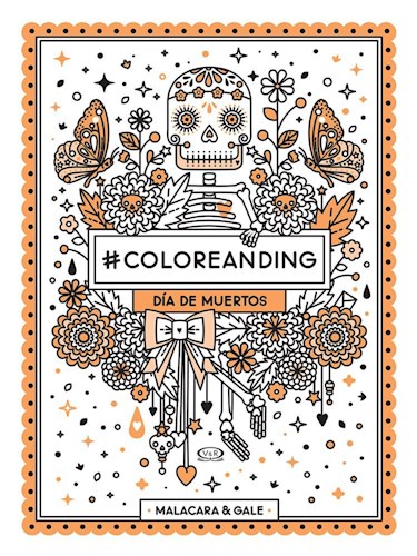 Papel Coloreanding - Dia De Los Muertos