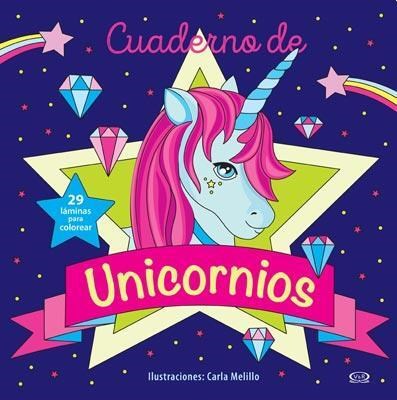 Papel Cuaderno De Unicornios