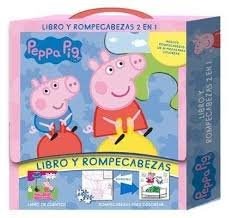 Papel PEPPA PIG (INCLUYE LIBRO + ROMPECABEZAS DE 36 PIEZAS PARA COLOREAR)(VALIJITA PARA ARMAR)