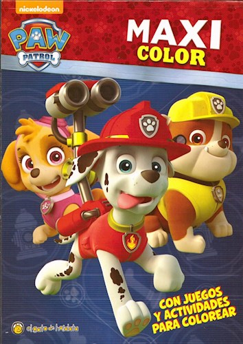 Papel PAW PATROL (CON JUEGOS Y ACTIVIDADES PARA COLOREAR) (COLECCION MAXI COLOR)