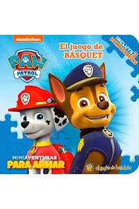 Papel Paw Patrol - El Juego De Basquet - Miniaventuras Para Armar