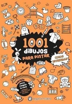 Papel COSAS DIVERTIDAS (COLECCION 1001 DIBUJOS PARA PINTAR)