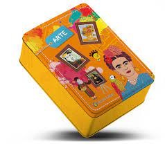 Papel ARTE (LIBRO + 30 STICKERS + ROMPECABEZAS DOBLE DE 36 PIEZAS + 4 MARCADORES) (LATA)