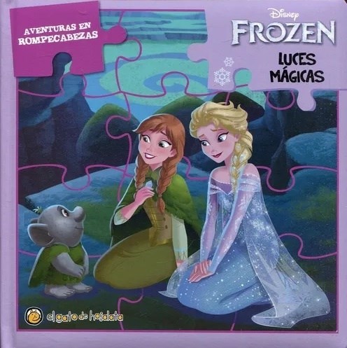 Papel LUCES MAGICAS (FROZEN) (COLECCION AVENTURAS EN ROMPECABEZAS) (ILUSTRADO) (CARTONE)