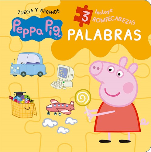 Papel Peppa Pig - Palabras - Rompecabezas Para Aprender