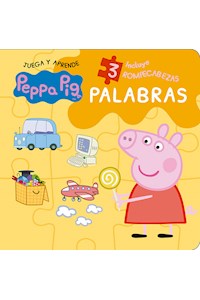 Papel Peppa Pig - Palabras - Incluye 3 Rompecabezas