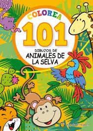Papel Colorea 101 Dibujos De Animales De La Selva