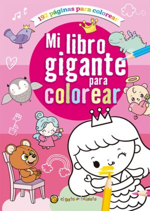 Papel MI LIBRO GIGANTE PARA COLOREAR (TAPA ROSA)
