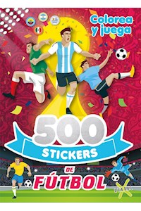 Papel 500 Stickers De Futbol - Colorea Y Juega