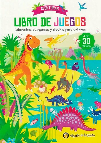 Papel AVENTURAS LIBRO DE JUEGOS (LABERINTOS BUSQUEDA Y DIBUJOS PARA COLOREAR) (+DE 30 JUEGOS)