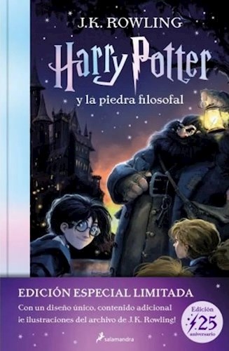 Papel Harry Potter Y La Piedra Filosofal - Edicion Especial Limitada 25 Aniversario