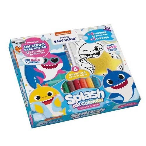 Papel SPLASH DE COLORES BABY SHARK (COLECCION JUEGA EN EL AGUA) (CAJA)