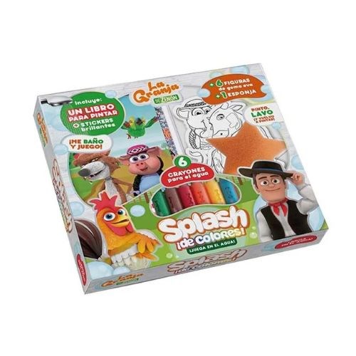 Papel SPLASH DE COLORES LA GRANJA DE ZENON (COLECCION JUEGA EN EL AGUA) (CAJA)