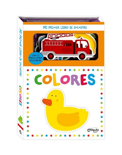 Papel COLORES (C/12 PIEZAS PARA ENCASTRAR) (COLECCION MI PRIMER LIBRO DE ENCASTRE) (CARTONE)