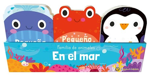 Papel EN EL MAR (PEQUEÑO PINGUINO/PEQUEÑO CANGREJO/PEQUEÑO BALLENA)(FAMILIA DE ANIMALES) (ESTUCHE/CARTONE)
