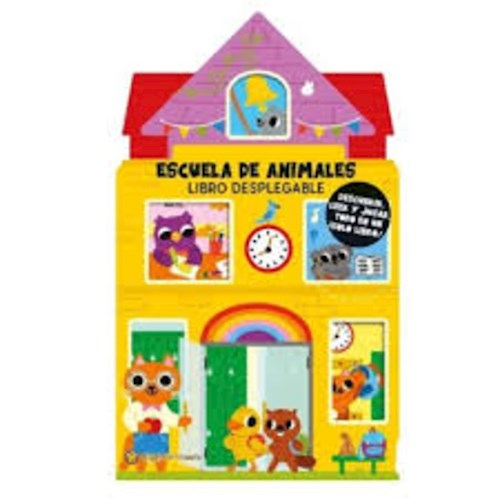 Papel ESCUELA DE ANIMALES (LIBRO DESPLEGABLE) (CARTONE) (IMP/MAYUS)