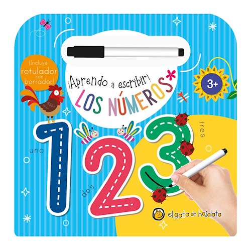Papel NUMEROS (COLECCION APRENDO A ESCRIBIR) (INCLUYE ROTULADOR C/BORRADOR) (CARTONE)