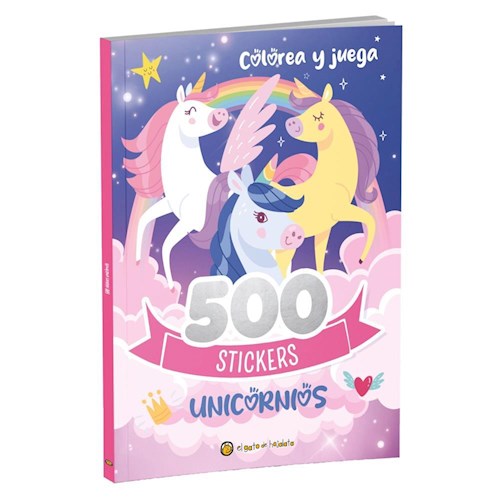 Papel 500 STICKERS DE UNICORNIOS (COLECCION COLOREA Y JUEGA)