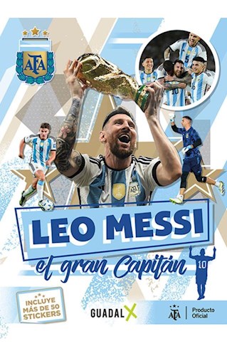 Papel LEO MESSI EL GRAN CAPITAN (INCLUYE MAS DE 50 STICKERS)