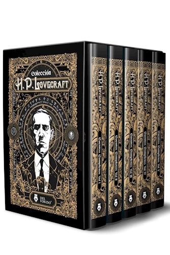 Papel Cuentos Completos Caja Por 5 Tomos Lovecraft