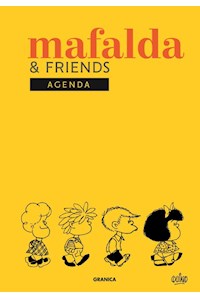 Papel Mafalda Perpetua Anillada Friends Amarilla ( Texto En Ingles )