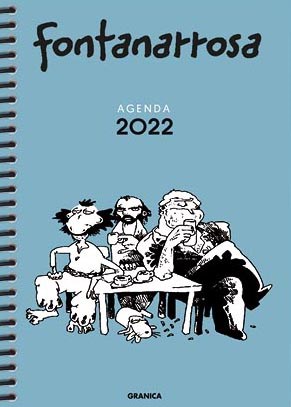 Papel Agenda Fontanarrosa 2022 Anillada Azul