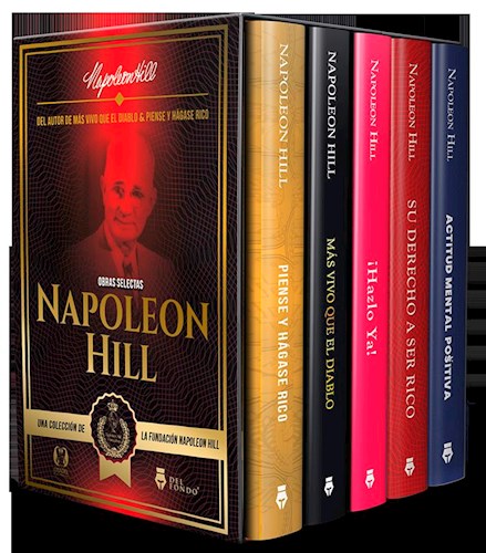 Libro Obras Selectas De Napoleon Hill .5 Volumenes
