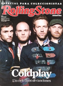 Papel COLDPLAY ROLLING STONE