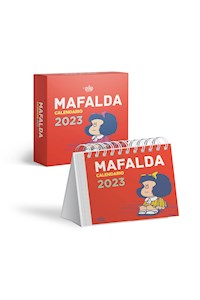 Papel Mafalda 2023 Calendario Caja - Rojo