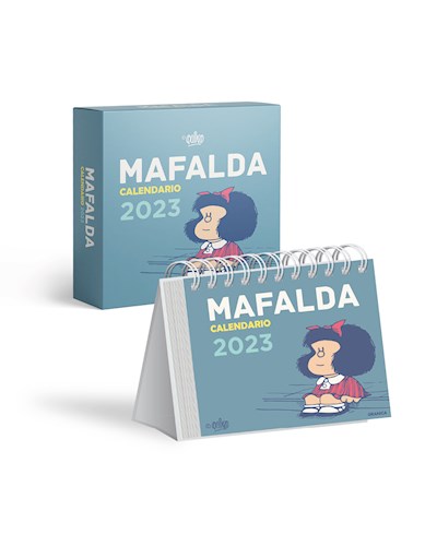 Libro Mafalda 2023 Calendario Caja Azul Claro