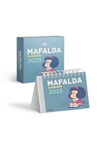 Papel Mafalda 2023 Calendario Caja - Azul Claro