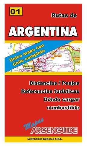 Papel Nº1 Mapa De Rutas Y Caminos De Argentina