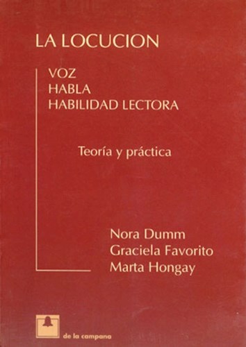 Papel LOCUCION VOZ HABLA HABILIDAD LECTORA TEORIA Y PRACTICA