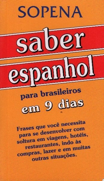 Papel SABER ESPANHOL PARA BRASILEIROS EM 9 DIAS