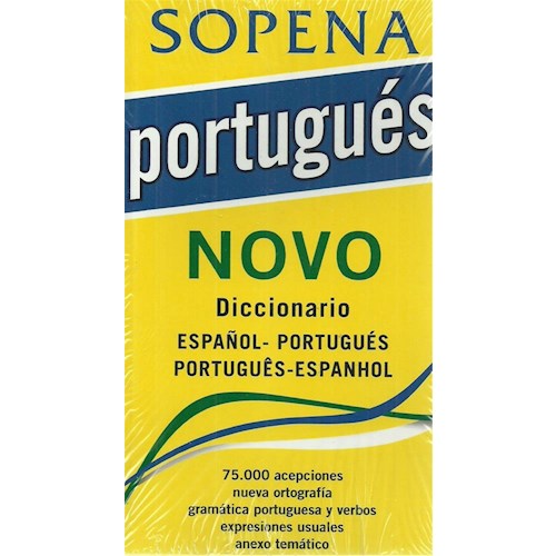 Papel NOVO DICCIONARIO ESPAÑOL-PORTUGUES PORTUGUES-ESPAÑOL