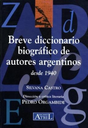 Papel Breve Diccionario Biografico De Autores Arg