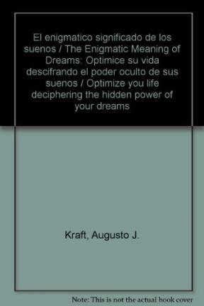 Papel ENIGMATICO SIGNIFICADO DE LOS SUEÑOS EL (C/POSTER)