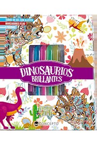 Papel Megakit De Arte - Dinosaurios Brillantes