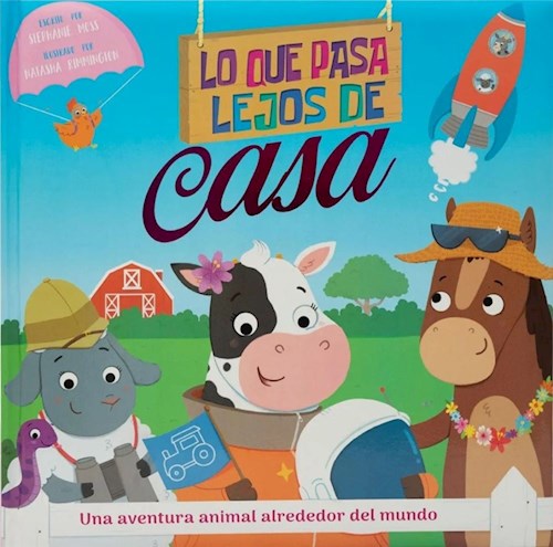 Papel LO QUE PASA LEJOS DE CASA (COLECCION COMETA BRILLANTE / SERIE NIDO) (CARTONE ACOLCHADA)