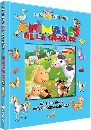 Papel Animales De La Granja - Super Puzzle Aventuras