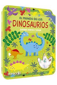 Papel Super Pinta Y Pega - El Mundo De Los Dinosaurios