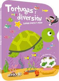 Papel TORTUGAS Y DIVERSION (COLECCION SUPER PINTA Y PEGA) (CON 100 DIVERTIDOS STICKERS)