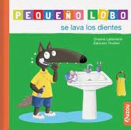 Papel PEQUEÑO LOBO SE LAVA LOS DIENTES