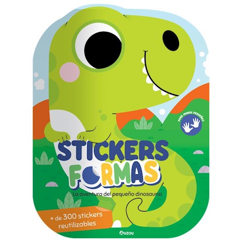 Papel STICKERS FORMAS : LA AVENTURA DEL PEQUEÑO DINOSAURIO